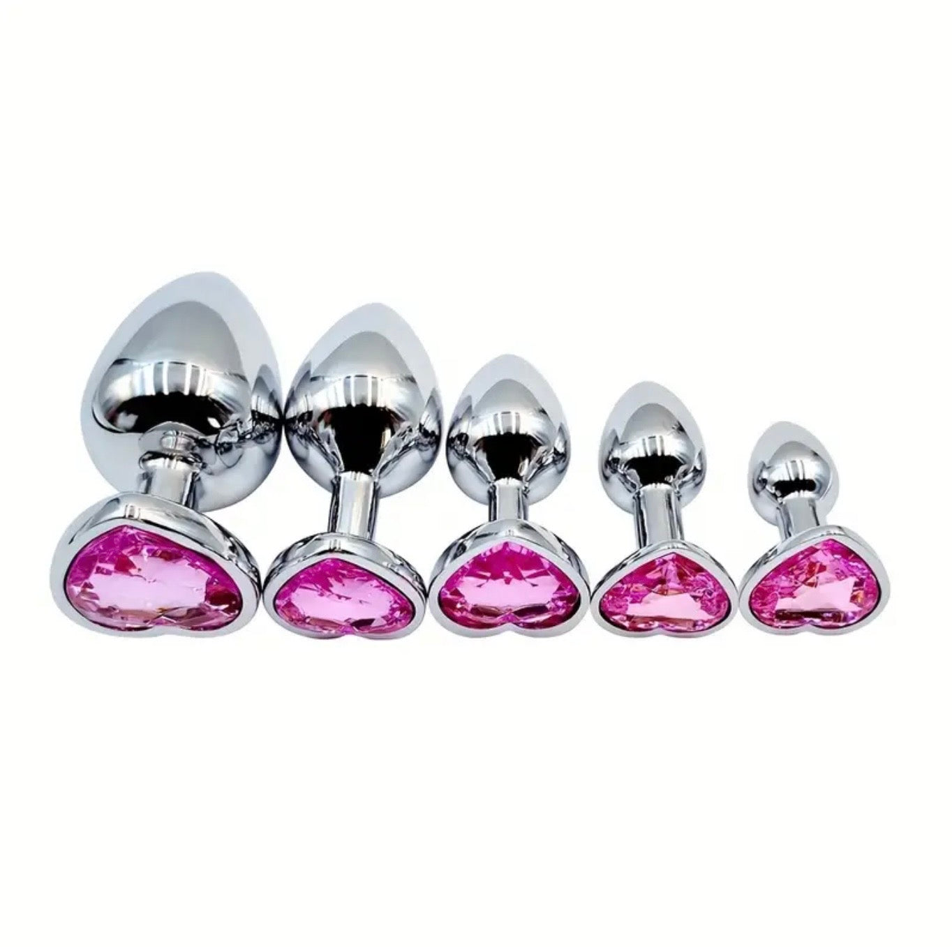 Gemstone Metal Butt Plug