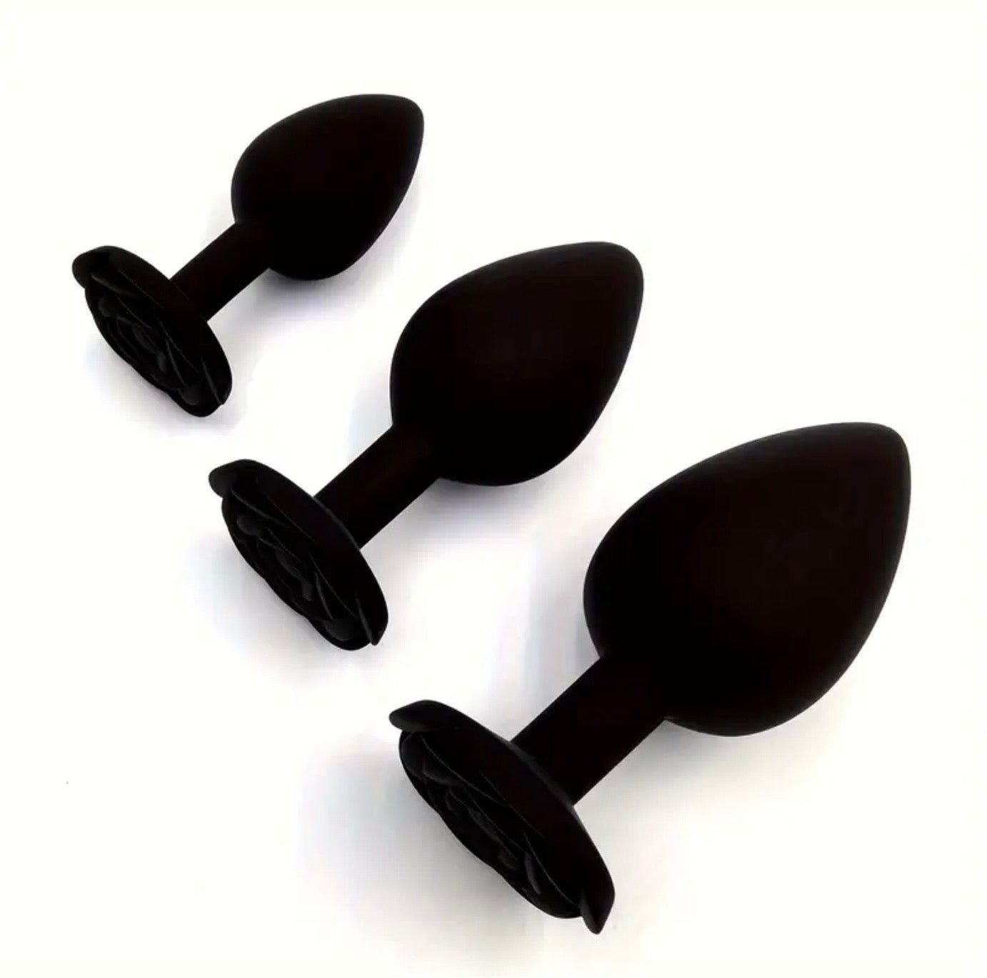 Rose Silicone Anal Butt Plug