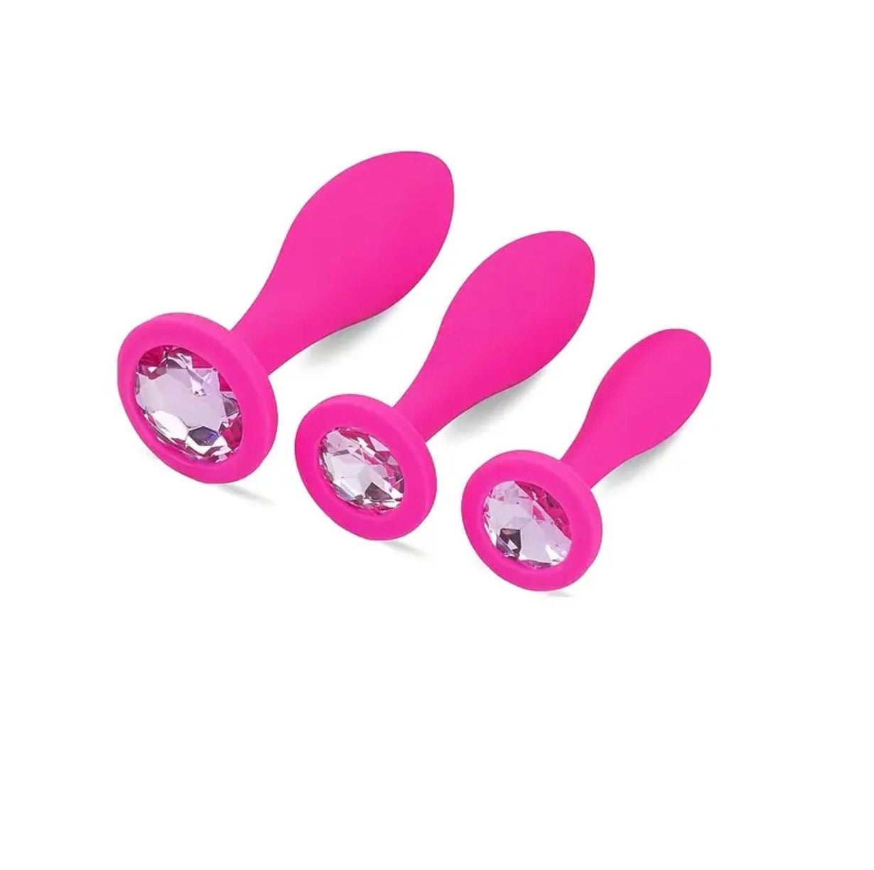 Silicone Gemstone Butt Plug