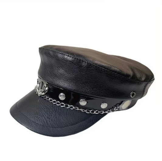 Leather Vintage Hat