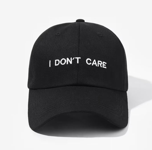 I Don’t Care Base Ball Cap