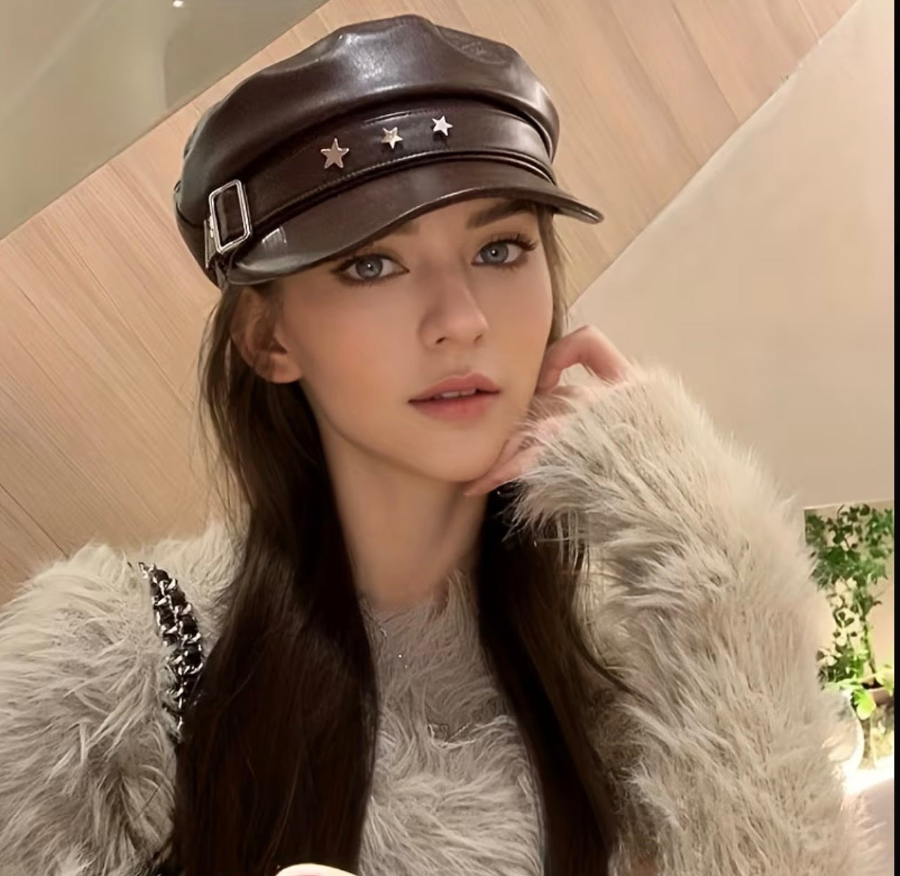 Leather Vintage Hat