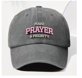 Make Prayer A Priority Base Ball Cap