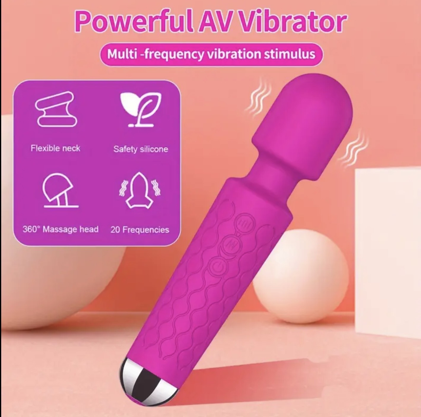 Large Silicone Vibrator