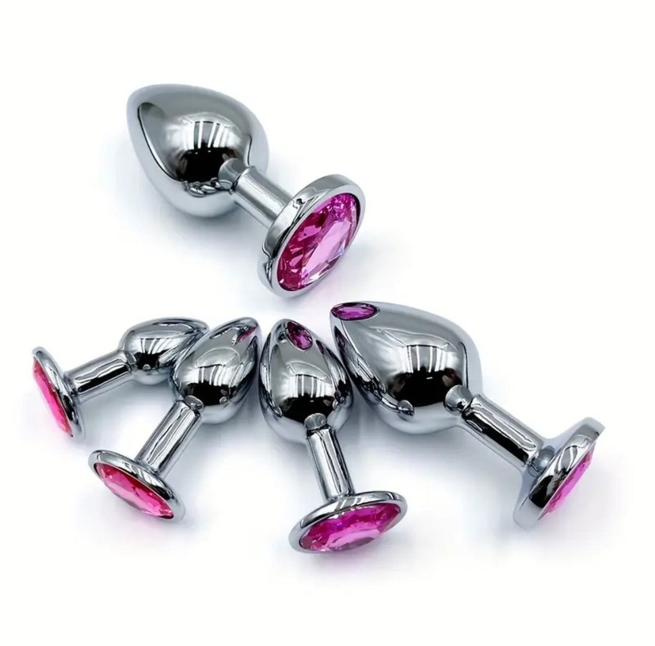 Gemstone Metal Butt Plug