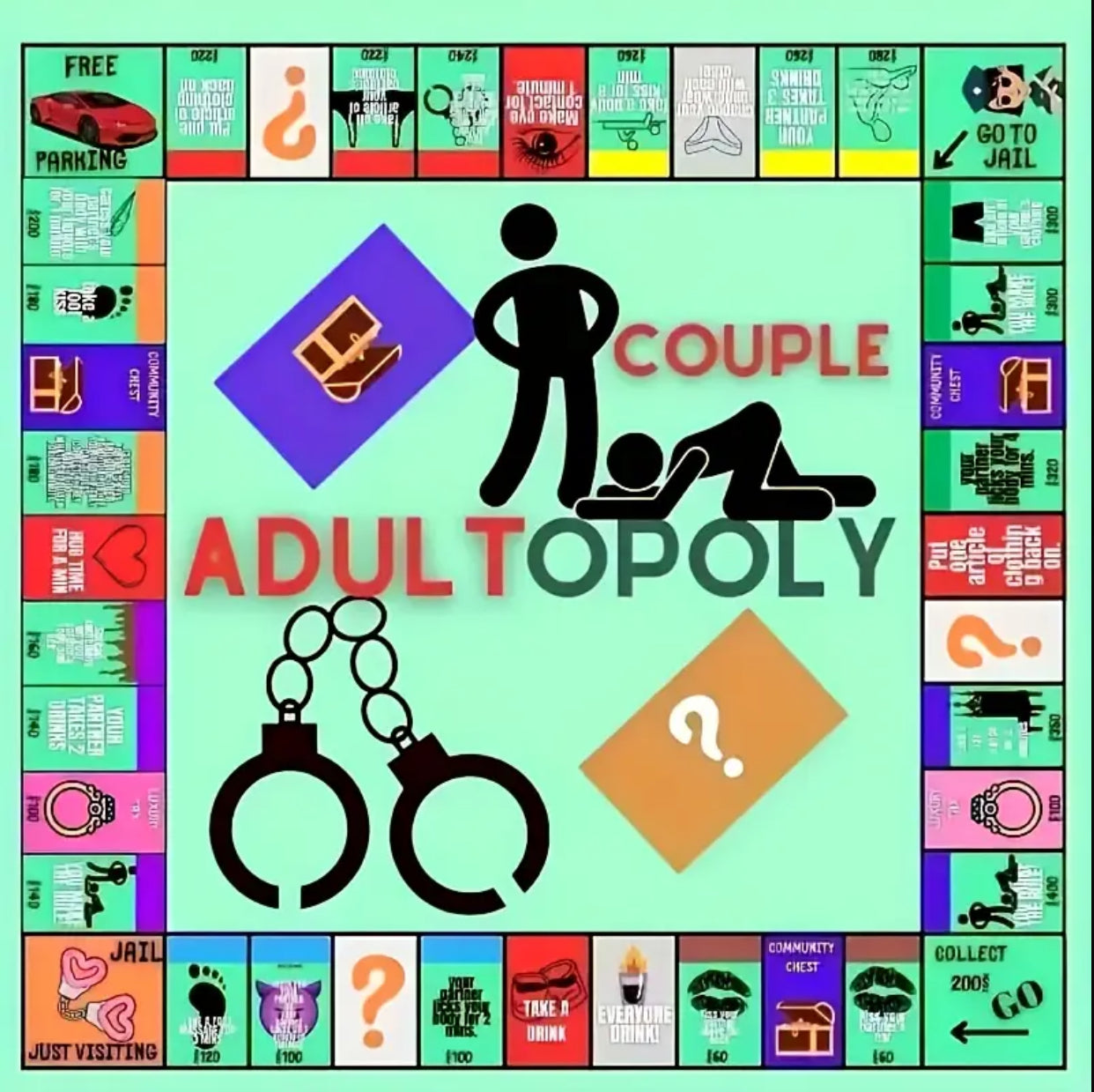 Adultopoly Couples Game