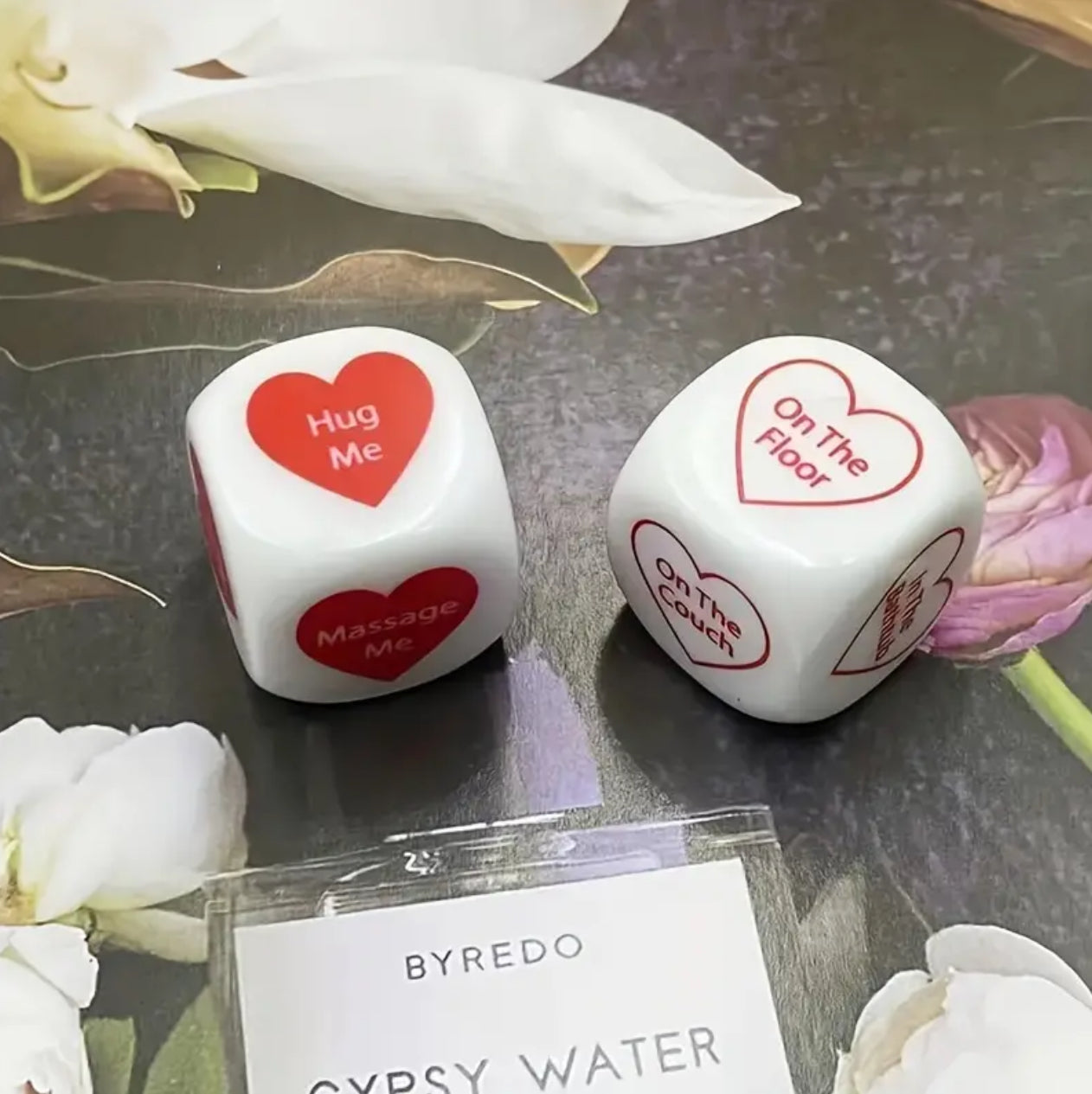 Red And White Sex Dice For Couples