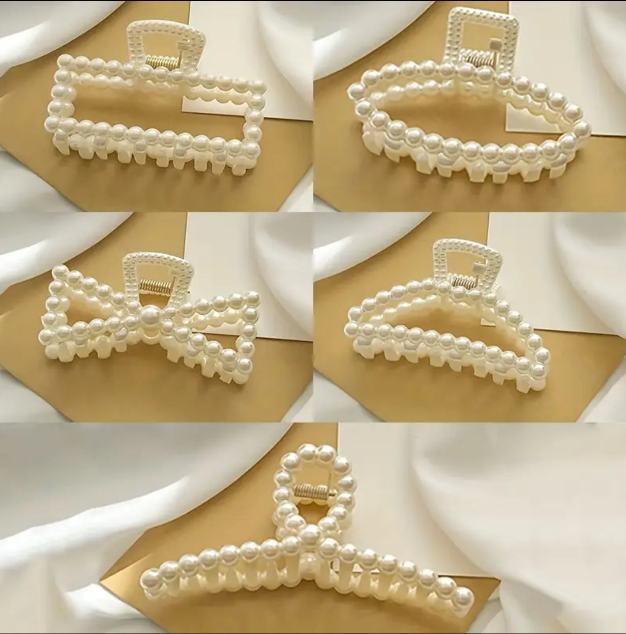 Pearl Plastic Grab Clip