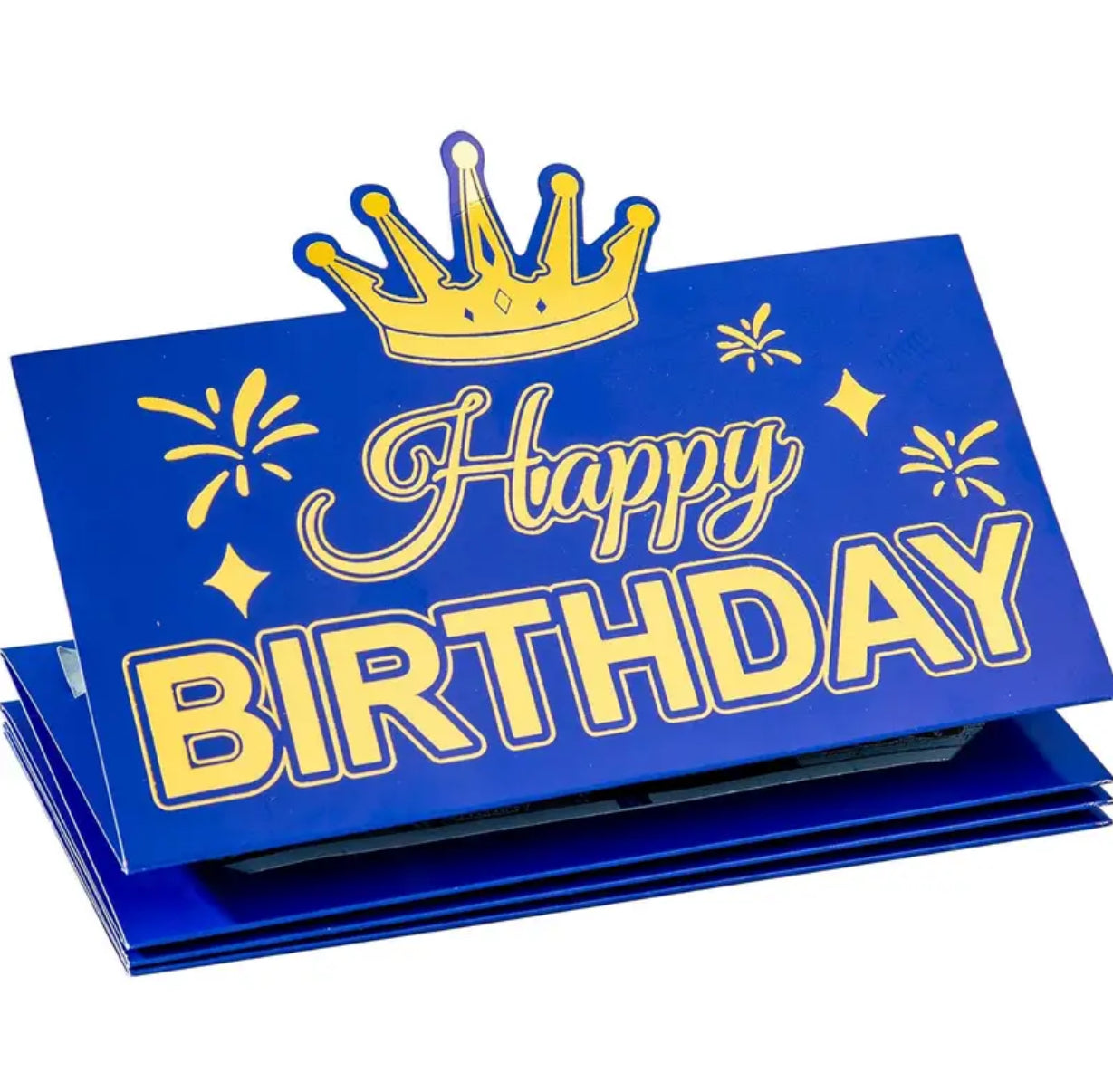 Blue Birthday Money Envelope