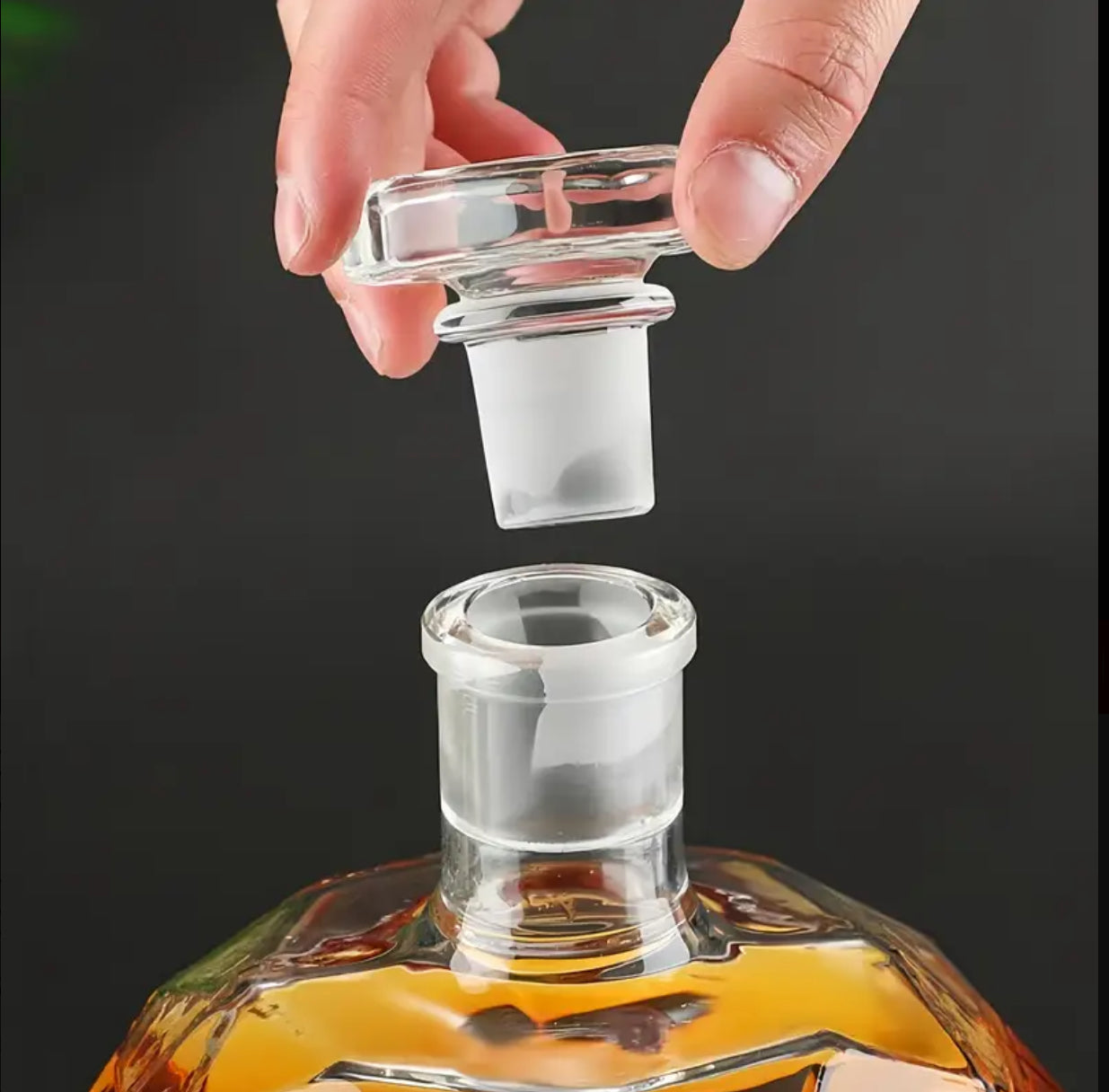 Diamond Shaped Alcohol Decanter