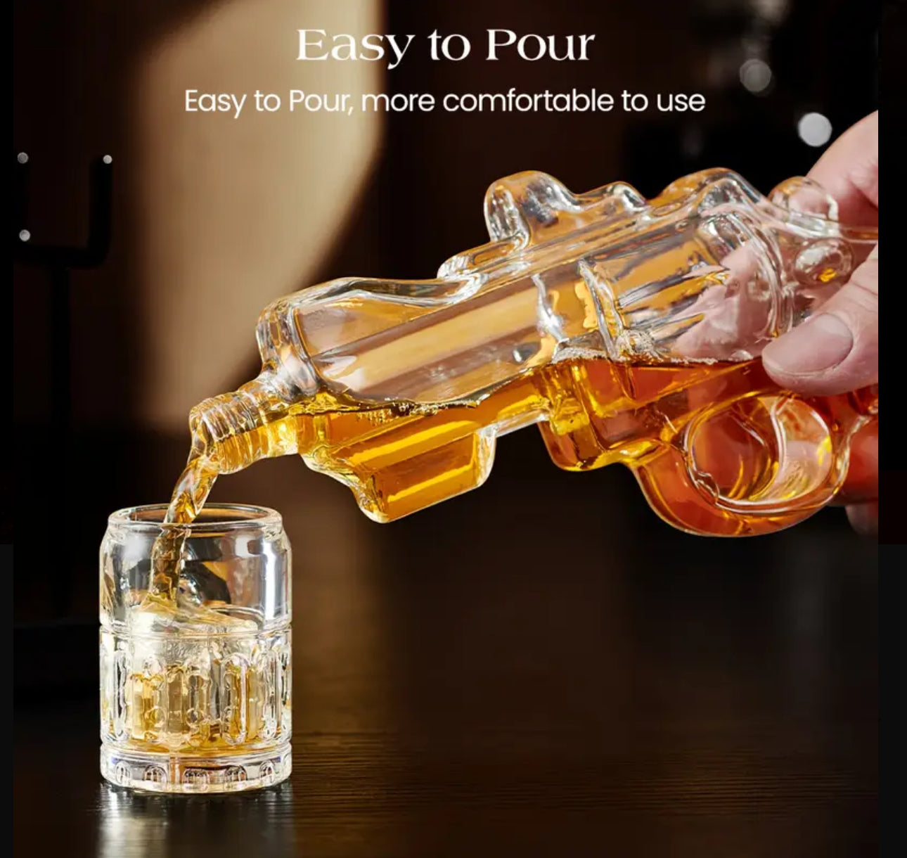 Gun Shaped Decanter